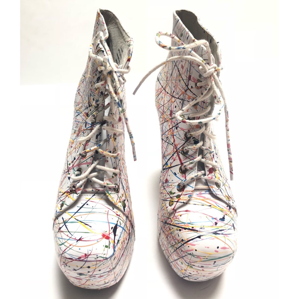 JEFFREY CAMPBELL Lita-Paint size 7.5 platform heel - Picture 2 of 8